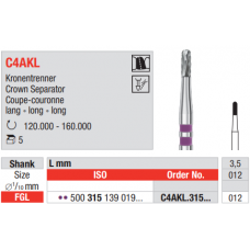 Vrtáky - rozrezávač koruniek a mostíkov C4AKL